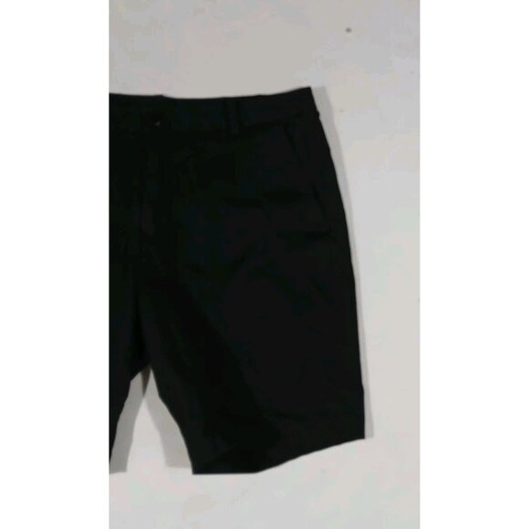 Lululemon Commission Shorts Size 34 Black Zippered Pockets Slim Chino DWR 9" - Picture 3 of 8